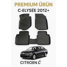 Citroën C-elysee 2012+ Uyumlu 3d Oto Paspas Premium