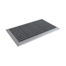 Arfen Halı Üst Yüzeyli Alüminyum Gri Paspas 50 X 80 Cm
