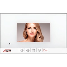 Audıo 001180b Bus Plus 4.3"göru Ntu Lu Diafon Mekani K Butonlu - Beyaz Şase