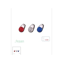 Tepe Lambası Tas 020k-24 24 V Büyük Ledli Kırmızı