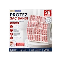 Supertape Oval 1&quot Lf 2,5 X 7,5 Cm 36 Adet Protez Saç Bandı Güçlü Yapışkanlı Evimdeyokyok
