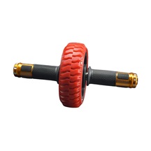 Suntek Taşınabilir Ab Tekerlek Egzersiz Karın Egzersiz Rulo Ev Kırmızı