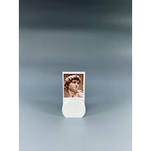 3 Adet Dekoratif Notluk Fotoğraf - Kartvizit Tutucu - Daire