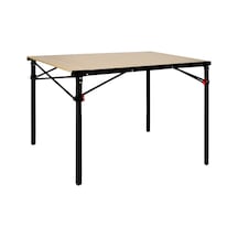 Kingcamp Slate Xl Alüminyum Katlanır Kamp Masası Wood Siyah