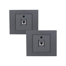 Ovivo Grano Metalik Füme Numeris Telefon Prizi 1 Adet+çerçeve Dahil