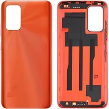 Xiaomi Redmi 9t Full Kasa Arka Kapak Yan Tuş Takımı Turuncu