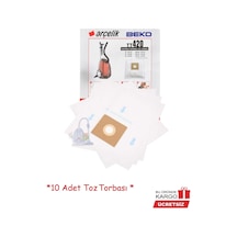 Beko Bks 2240 Ultra Hijyenik Toz Torbası 10 Adet Uyumlu
