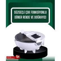 Çok Amaçlı Hazneli Sebze Rende Doğrayıcı Ve Soyucu Çok Renkli