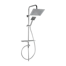 Atlas Chrome Robot Set+kumbo Soap Holder Renkli