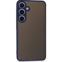 Newface Samsung Galaxy S24 Kılıf Montreal Silikon Kapak - Lacivert