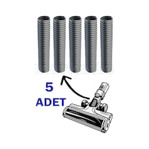 Grundig Uyumlu Vcp 5130 / Vcp 5131 Süpürge Uyumlu 5 Adet Emici Başlık Ara Hortumu