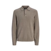Jack & Jones Jprblawesley Knıt Polo Ls Bf Ln Yeşil
