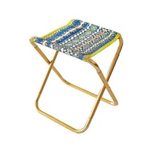 Bloomnest Katlanır Etnik Sandalye, Taşınabilir Kamp Bankı, A523 Altın-siyah, Oxford Kumaş, Açık Hava Yürüyüş İçin Altın - Siyah