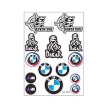 A4 Sticker 095 Tek Paket Çoklu Sticker Standart