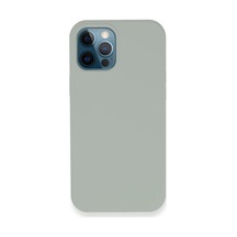 Apple Apple Uyumlu iPhone 12 Pro Kılıf Lansman Legant Silikon - Açık Gri 0.2M-Çok Renkli