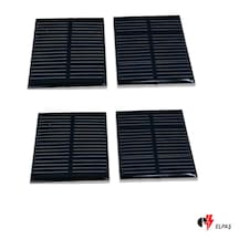 4 Adet Mini Solar Güneş Paneli 2v 200 Ma Monokristal Mini Solar