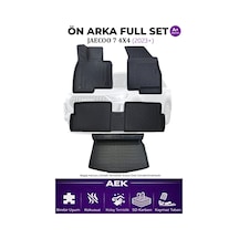 Jaecoo 7 4x4 2023+ 5d Karbon Paspas Takımı +3d Pvc Bagaj Havuzu S