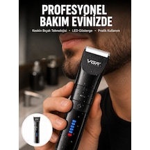 Şarjlı Tıraş Makinesi Dijital Ekranlı, Hızlı Şarjlı, Profesyonel Kesim Seti Yeni Nesil - Lisinya