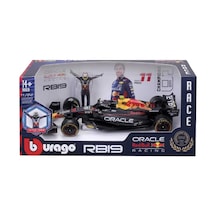 1:24 Formula 1 Red Bull Rb19 Sergio Perez Metal Model Araba Özel Pilot Figürlü Koleksiyon