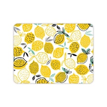 Decorita 10011502223 Sarı Limonlar Cam Kesme Tahtası, 29cm X 34cm Diğer