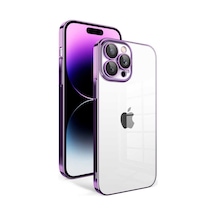 Apple iPhone 14 Pro Max Uyumlu Kamera Korumalı Renkli Çerçeveli Klfs Garaj Kılıf-koyu Mor Koyu Mor Apple iPhone 14 Pro Max Uyumlu Kamera Korumalı Renkli Çerçeveli Klfs Garaj Kılıf-koyu Mor Koyu Mor
