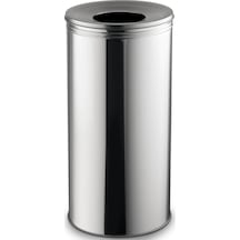 Safell Paslanmaz Çöp Kovası Çap 30 Boy 65 Paslanmaz Çelik