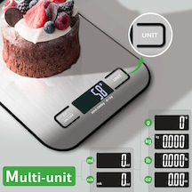 Dijital Mutfak Terazisi Paslanmaz Çelik Elektronik Lcd Ağırlık 5 Kg Ölçeklii Pişirme Ölçü Aleti Lisinya Diğer