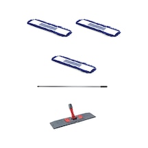 Cod-Ex Orlon Nemli Palet Tablet Toz Toplama Statik Mop Takımı Seti 3 Adet 40 CM