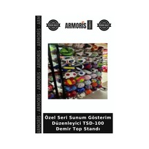 Özel Seri Sunum Gösterim Düzenleyici Tsd-100 Demir Top Standı Çok Renkli