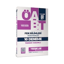 Yediiklim 2027 Öabt Meb-ags Fen Bilimleri Öğretmenliği 10 Deneme Çözümlü