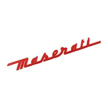 Maserati Red Bagaj Yazısı 3m 3d Abs Maserati Ghibli