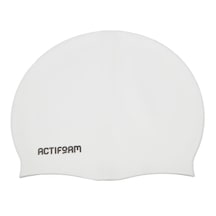 Actifoam Silikon Bone Deluxe Yüzücü Havuz Bonesi/beyaz Beyaz