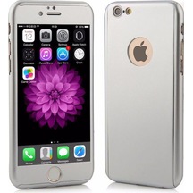 Apple Uyumlu iPhone 6 Plus 6s Plus 360 Derece Tam Koruma Kapak Kılıf