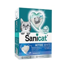 Sanicat Active White Ultra Topaklanan Kedi Kumu 6 lt