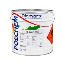 Polchem Pb.800.25 Poliüretan Boya Mat Beyaz 12+6 Kg