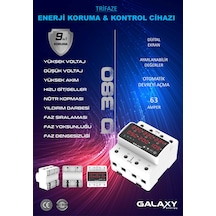 Galaxy D380 Trifaze Akım Kontrol Cihazı 63a