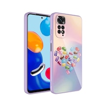 Zore Redmi Note 11 Global Kılıf Kamera Korumalı Desenli Sert Silikon Ogaa Epoksi Kapak - No1