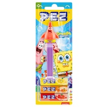 Pez Dispenser Spongebob Patrick Meyve Aromalı Şekerleme Makinesi Ve Şekerleme Yedekleri