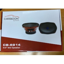 Carboon Cb-6914 6x9 Oval Midrange 2'li Set