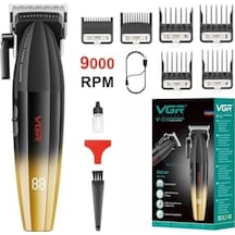 Vgr Saç Kesme Profesyonel Saç Düzeltici Elektrikli Kesme Akülü Saç Kesme Makinesi 9000rpm Giyotin Clipper Erkekler İçin