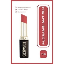 Powder Lipstick No: 116 - Nemlendirici Pudramsı Mat Ruj 0