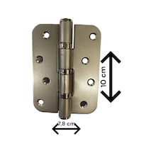 Ennalbur 10 Cm Oval Üniversal Çelik Menteşe