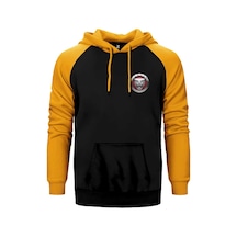 Jaguar Color Logo Kırmızı Renk Reglan Kol Sweatshirt / Hoodie