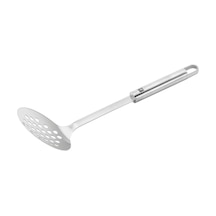 Pro Kevgir Yuvarlak Delikli, 33 Cm, Metalik Gri, 18/10 Paslanmaz Çelik Diğer