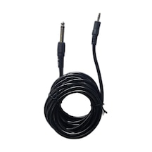 6.35 Mm To 3.5 Mm Aux Ses Kablosu - Gitar Amfi Hoparlör Ve Kulaklık Dönüştürücü Kablo 3metre