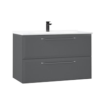 Orka Nuvola 65 Alt Modül + Lavabo Parlak Antrasit Diğer