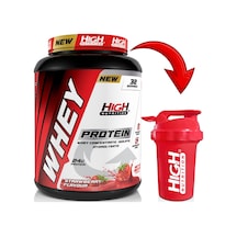 Whey Protein 960 Gr Çilek Aromalı Protein Tozu 24 Gram Protein 32 Servis Shaker Hediyeli Kas