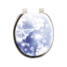 Softy Jumbo Desenli Yumuşak Klozet Kapağı Beyaz 8691580114052