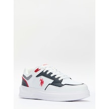 U.S. Polo Assn. U.s Polo Assn. Alucard Erkek Ayakkabi - Beyaz Lacivert Beyaz Lacıvert Beyaz - Lacivert