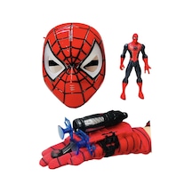 Avengers Işıklı Örümcek Adam Işıklı Örümcek Adam Maske Vantuz Fır